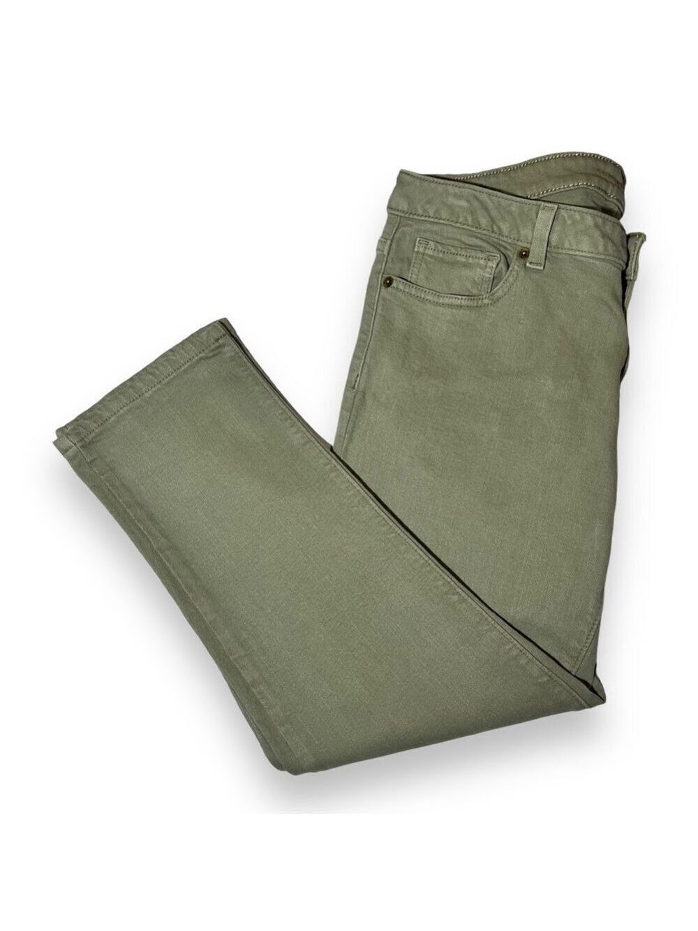 Michael Kors Women’s Cropped Boyfriend Jeans Green Size 6